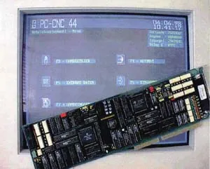 Engelhardt PC-CNC -ohjauskortti ja näyttö